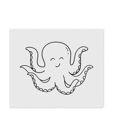 2x 'Baby Octopus' Microfiber Lens/Glasses Cleaning Cloths (LC00024615)
