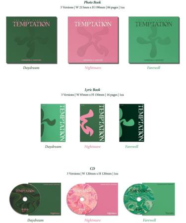 TOMORROW X TOGETHER TXT THE NAME CHAPTER TEMPTATION Album Daydream Version - Buy Online on GoSupps.com