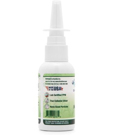Ultra Silver Colloidal Silver Nasal Spray - 500 PPM 2 Oz | International Shipping - Buy Online on GoSupps.com