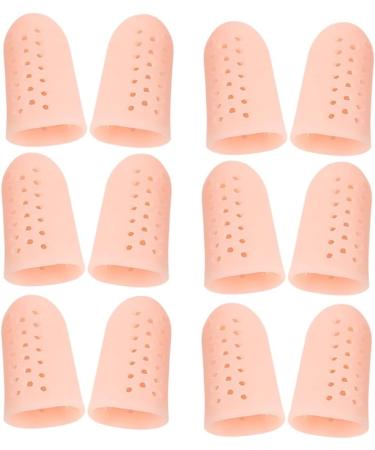 CLISPEED High Heel Protectors 18 Pairs/12pcs Silicone Gel Toe Sleeve Anti-Friction Cover Skin Color - Protection Supplies - Buy Online on GoSupps.com