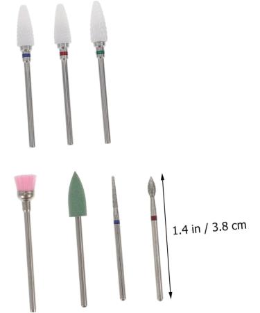 minkissy 5 Sets Nail Clipper Grinding Head Nails Drill Bits Ceramic Nail Bits Drill Bit for Nails Nail Art Drill Kit Brocas para Nail Drill Ceramic Tools Nail Kit Manicure Supplies Diamond - Buy Online on GoSupps.com