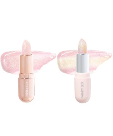 Winky Lux Glimmer Balm pH Lip Balm Color Changing Lipstick and Tinted Lip Balm Vegan Lip Balm Hydrating Lip Balm Unicorn and Rose