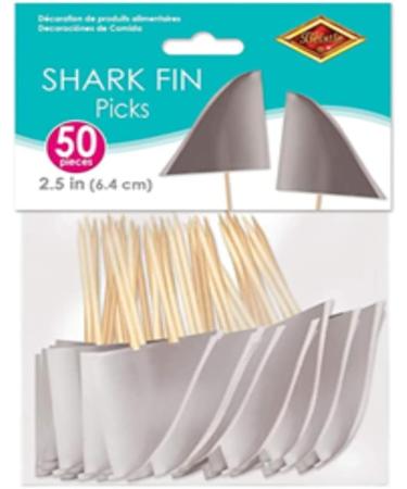 Shark Party Decorations - Shark Cupcake Stand with Shark Cupcake Topper Fin Picks - Shark Party Supplies for Your Shark Themed Birthday Party School Party Undersea Party - Buy Online on GoSupps.com