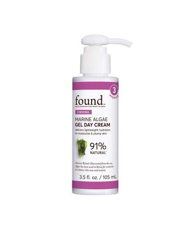 FOUND Skincare Marine Algae Gel Face Cream 3.5 oz. | Firming | Moisturizing & Improves Skin Tone & Texture | 91% Natural