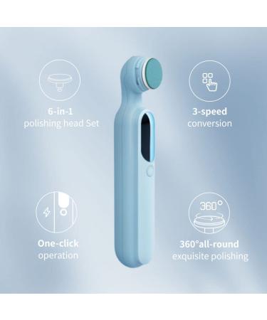 6 in 1 Electric Nail Files and Buffer Set - Professional Nail Drill Machine for Acrylic Gel Nails - Cordless Nail Dremel for Manicure - Portable Efile Drill for Beginners - Buy Online on GoSupps.com