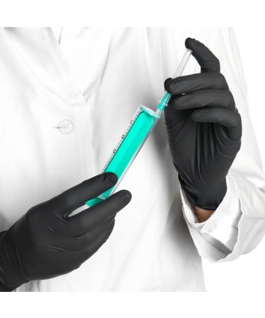 Low Derma Gray Black Nitrile Exam Gloves - Powder Free, Latex Free, Non Sterile - 5 Mil - Large (Pack of 1000) - Buy Online on GoSupps.com