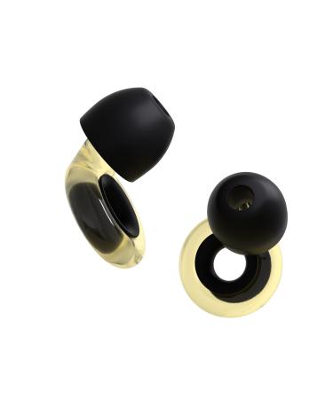 Loop Engage Plus Earplugs Low-Level Noise Reduction with Clear Speech for Conversation Social Gatherings Noise Sensitivity and Parenting 8 Ear Tips + Extra Accessories SNR 16 dB - Gold