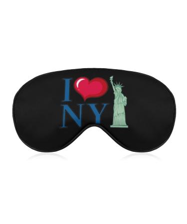 I Love New York City Sleep Eye Mask Cute Blindfold Eye Covers Eyeshade for Women Men Gifts