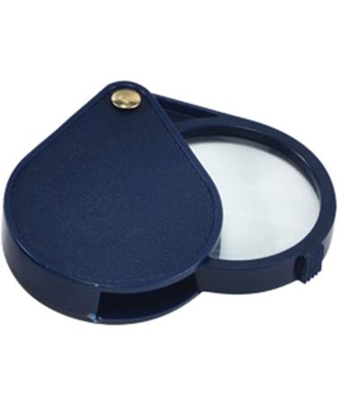 Handheld Magnifying Glass 10X Magnifier Hand-held Pocket Portable Magnifying Glass with PU Leather Bag Read Magnifying Glass (Color : Blue) Independence - Buy Online on GoSupps.com