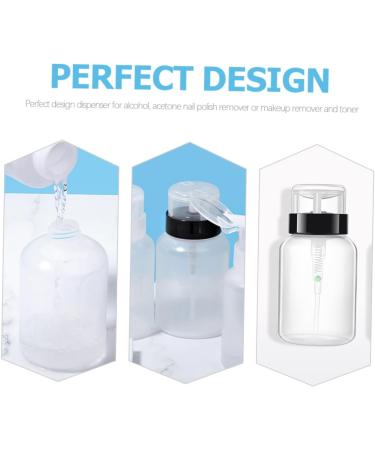  Beatifufu Travel Size 200ml Unbreakable Push-Button Nail Polish Remover Bottles Pack of 4 - Buy Online on GoSupps.com