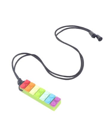 Colorful Non-Toxic Silicone Baby Bite Ring Necklace - 5 Pieces Finger Slides Sensory Chewing for Newborns - High-Temperature Resistant & Soft - Buy Online on GoSupps.com