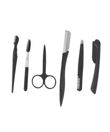 Beaupretty 18-Part Eyebrow Trim Set Kit | Stainless Steel Face Hair Removal & Grooming Tools - Buy Online on GoSupps.com