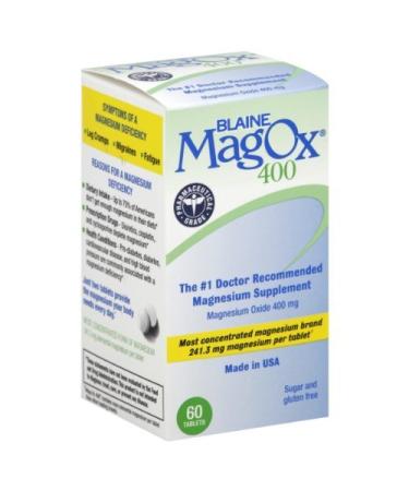Mag-Ox 400 Magnesium Tablets 60 Each ( Pack Of 3 )
