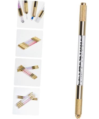 POPETPOP Embroidery Pencil Eyebrow Pencil Rhinestone Tool Eyebrow Marker Pen Makeup Tattoos Pen Make up Suite 1 count (Pack of 1) Black - Buy Online on GoSupps.com