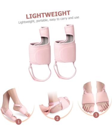 FRCOLOR Bunion Night Toe Separator & Straightener Set - 4 Pairs | Hammertoe Splint & Big Toe Pads | Portable Toe Divider | Pink - 38.5x34.5cm x4pcs - Buy Online on GoSupps.com