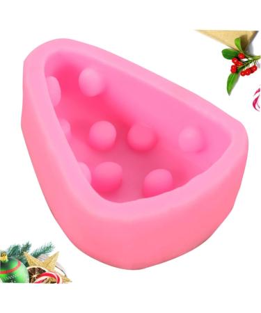 MAGICLULU Soap Mold Triangle Mold Sushi Mold Maker Capacillos para Cupcake Silicone Baking Molds Silicone Cheese Mold Cookie Mold Silicone Candy Mold Cakes Chocolate France 3D Pink - Buy Online on GoSupps.com