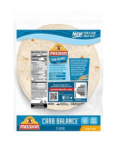 Mission Foods Carb Balance Flour Tortillas (8 ct.  12 oz.) (pack of 2) 12 Ounce (Pack of 2) - Buy Online on GoSupps.com