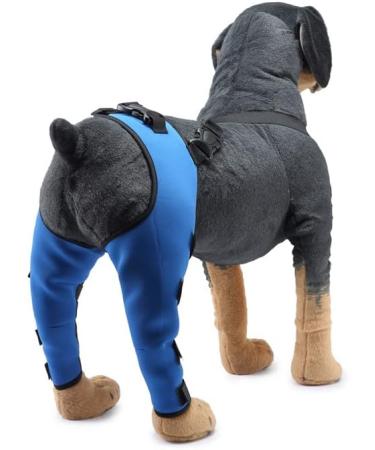 Pet Dog Knee Brace ACL Brace for Dogs Rear Leg Dog Braces for Back Leg for Support for Heals Prevents Injuries Sprains Blue Large Large Blue - Buy Online on GoSupps.com