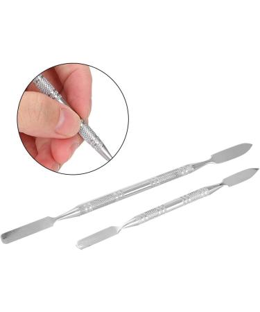 Scar Wax Spatula Portable Double Ended Scar Depotting Spatula Metal Cosmetic Makeup Stirring Rod Pallets Lipsticks Concealer Ointment Makeup Tools For Halloween Make Up Fake Wound Moulding Scars (L) - Buy Online on GoSupps.com