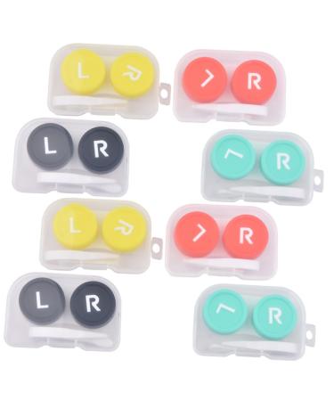 Solustre 32 STK Contact lens container Practical contact tetui travel case for contact lenses glasses box glassesetui lens-lensing remover care container accompanying box travel