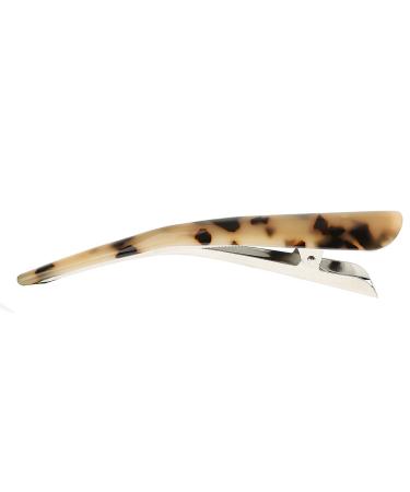 Shop Dailymall Women's Handmade Leopard Print Duckbill Hair Clip - Brown | Stylish Hair Accessories for Every Occasion - Buy Online on GoSupps.com