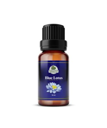 Blue Lotus Essential Oil | Premium Therapeutic Grade | for Aromatherapy Diffuser Skin Soaps Lotions & Candles | Vegan & Cruelty Free Undiluted Essential Oil (0.34 Fl Oz (Pack of 1) Blue Lotus)
