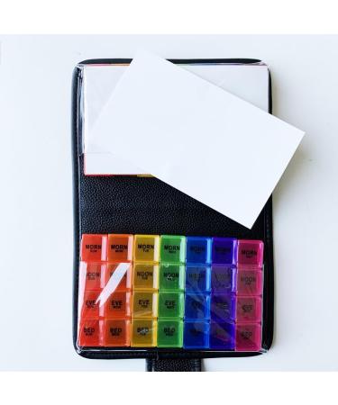 Monthly Pill Organizer Large Volume Pill Box with Removable Medication Pods Portable Pill Case Box and Holder