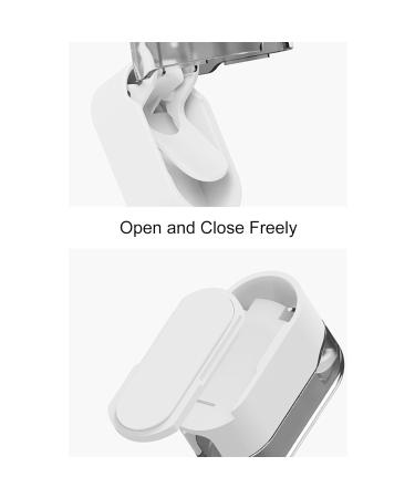 Toothbrush Cover Cap 4-Pack | Perfect for Manual & Electric Toothbrushes | Travel Camping Bathroom School - White - Buy Online on GoSupps.com