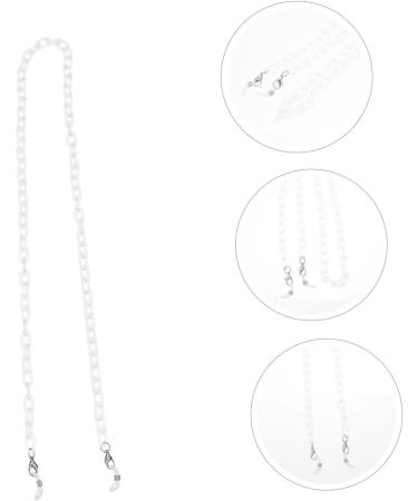 Beaupretty 3-Pack Masking Glass Chain Holder | Anti-Loss Windproof Strap & Golden Necklace for Face Masks | Double Purpose Acrylic Mask Belt (70x0.7x0.2cm) - Buy Online on GoSupps.com