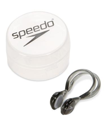 Speedo Unisex Swim Nose Clip Liquid Comfort Charcoal, One Size