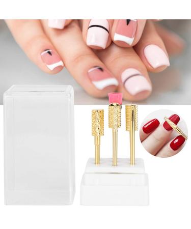 Nail Drill Kit - 7pcs Professional Manicure & Pedicure Drill Bit Set for Acrylic & Gel Nails - Perfect Accessories for Sanding & Grinding - Buy Online on GoSupps.com