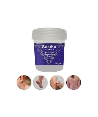 Anti-fungal Ayurvedic Cream for Skin Itching Ring Worms Psoriasis Eczema Pregnancy Stretch Marks Crack on Heels and Hands Allergy and All Type of Skin Disease 50g