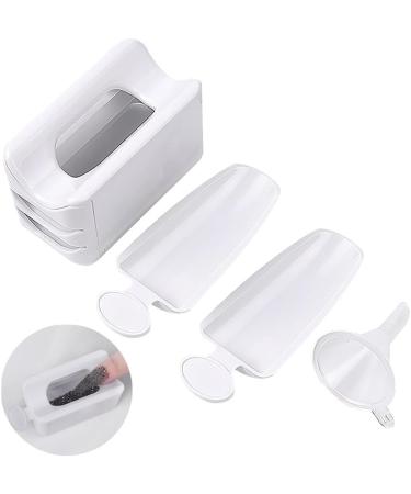 rongweiwang Women Men Nail Dip Container Dipping Powder Holder Glitters Rhinestones Collecting Storage Box Pedicure Accessory - Buy Online on GoSupps.com