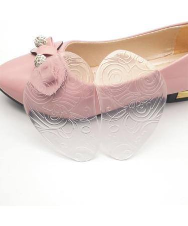 Shop 2 Pairs Gel Shoe Pads - Half High Heel Inserts & Floral Transparent Foot Cushions | International Shipping Available - Buy Online on GoSupps.com