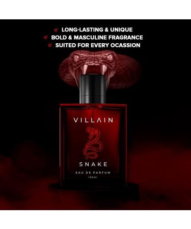 VLN Snake Perfume for Men 100ml | Long Lasting Perfume | Strong Smoky Sexy and Masculine| Premium EDP Perfume For Men | Best Gift For Men - Buy Online on GoSupps.com