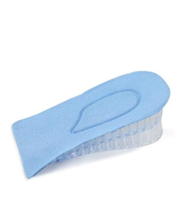 Grips Heel Liner TPR detachable Shoe Lift Heel Cushion Support Women Comfort Stand for Heel Spurs and Pain Relief(Blue Small)