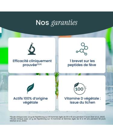 NaturAvignon Laboratory Peptinat Vegetable protein food supplement muscles bones peptides from beans vitamin d powder lemon flavor made in France 90 g laboratory NaturAvignon - Buy Online on GoSupps.com