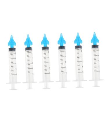 6pcs Ear Rinser Ear Cleaner for Cleaning Tools Ear Cleaning Tool Ear Care Syringe Ear Wax Remover Syringe Ear Flush Syringe Ear Wax Removal Tools Ear Irrigation Syringe Aldult
