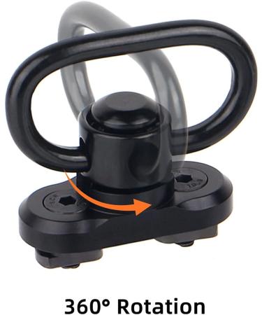 Toopmount M-LOK QD Swivel Adapter - 1.33 Rotatable Locking Loop Base for Tactical Picatinny Rail - 2-Pack | International Shipping Available - Buy Online on GoSupps.com