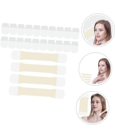 Baluue 8 Pcs Neck Lift Stickers Neck Lifting Tape for Women Neck Lift Patches Neckline Tape Rubber 20.5x4cmx2pcs As Shownx2pcs - Buy Online on GoSupps.com