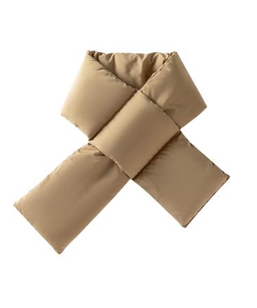 Wireless heating cushion neck bundle electrically heated scarf portable warm neck warmer firmly cordless with wool fed crisscross heating khaki unit size