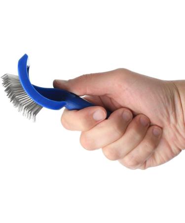 Show Tech Tuff Tangles Slicker Brush | Professional Fur Care Tool for Long-Haired Pets | Ergonomic Design Enhances Health & Appearance - Buy Online on GoSupps.com