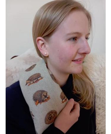 Soothing Cold or Hot Microwavable Duo Fabric Wheat Bag - Unscented - Natural Relief for Aches and Pains - Woodland Hedgehog - Buy Online on GoSupps.com