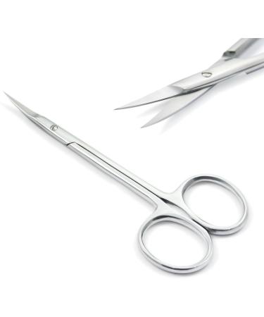 BLUE FARM | Professional stainless steel scissors for Russian manicure cm 9 5 - curved blade mm 18 - Buy Online on GoSupps.com