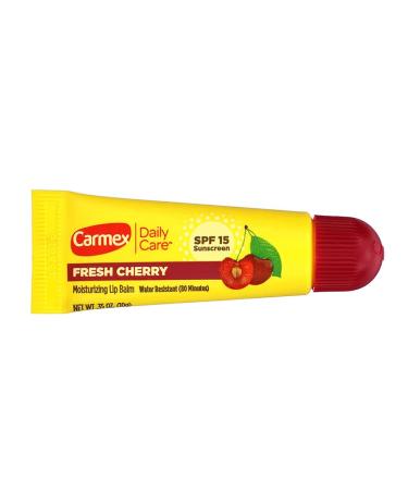 Carmex Fresh Cherry Lip Balm SPF15 - 0.35 oz Tube (Pack of 12) - Buy Online on GoSupps.com