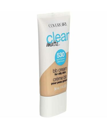 COVERGIRL Clean Matte BB Cream for Oily Skin Light/Medium 530 - Water-Based Oil-Free Matte Finish - 1 Fl Oz - Buy Online on GoSupps.com