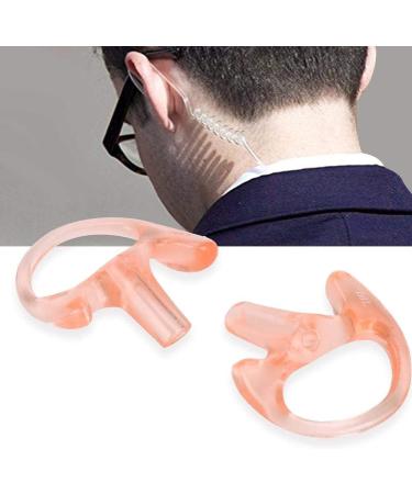 Replacement Soft Silicone Ear Buds Earmold (Left and Right Ear) for Two Way Radio Large Earmold Inserts for Most Coil Tube Audio Kits(Large) - Buy Online on GoSupps.com