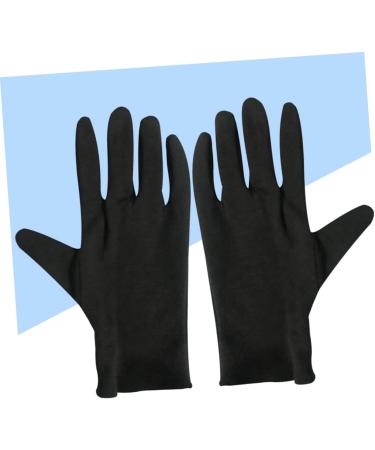 Ipetboom 12 Pairs Safety Warm Gloves Hospital Glove Examination Gloves Moisturizing Gloves Black Stretch Gloves Cotton Gloves Costume Honor Guard Gloves Moisture Wen Wan Work Coin - Buy Online on GoSupps.com