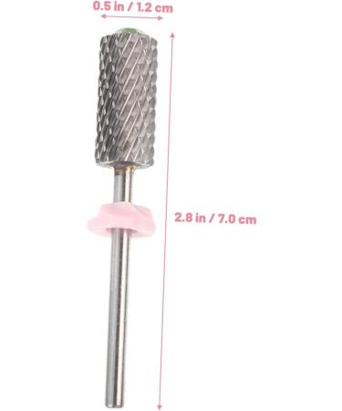Housoutil Diamond Metal Nail File Manicure Nail Bit Cuticle Cleaner Drill Bit Photocard Keychain Cuticle Bit for Nail Drill Manicure Drilling Gel Acrylic Key Chain Tungsten Steel 7x1.2cm - Buy Online on GoSupps.com