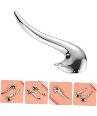 Beavorty Metal Acupuncture Stick Tool Eye Massager Facial Massager Acupoint Massager Eye and Nose Massager Eye Roller Massager for Eye Scraper Zinc Alloy Eyes 10.00X3.20X3.00CM Silver - Buy Online on GoSupps.com